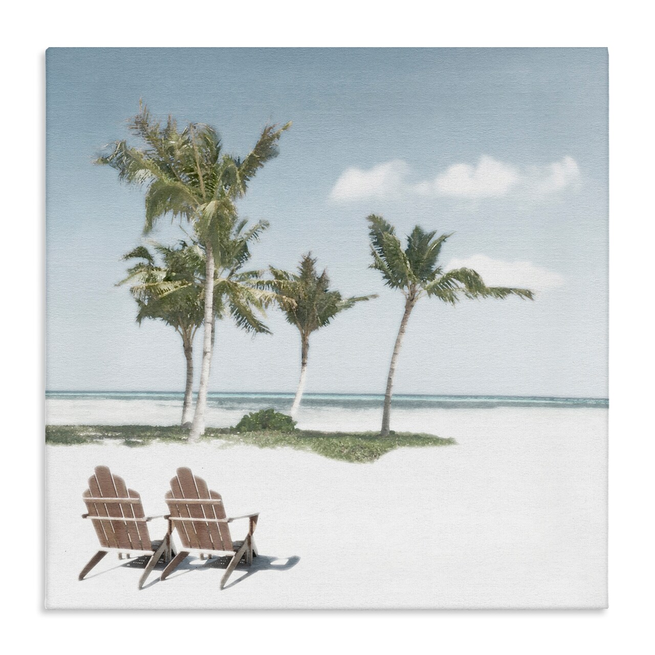 Stupell Industries Sea Breeze Beach Scene  Canvas Wall Art, design by Noah Bay